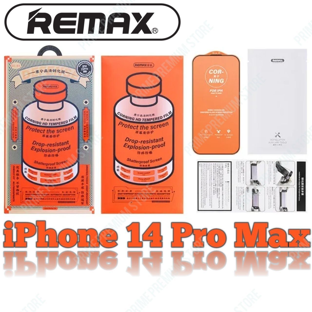 защитноестеклодляiphone14PROMAXREMAXGL-83,усиленное,защитное,противоударноестеклодляiPhone14ПРОМАКС