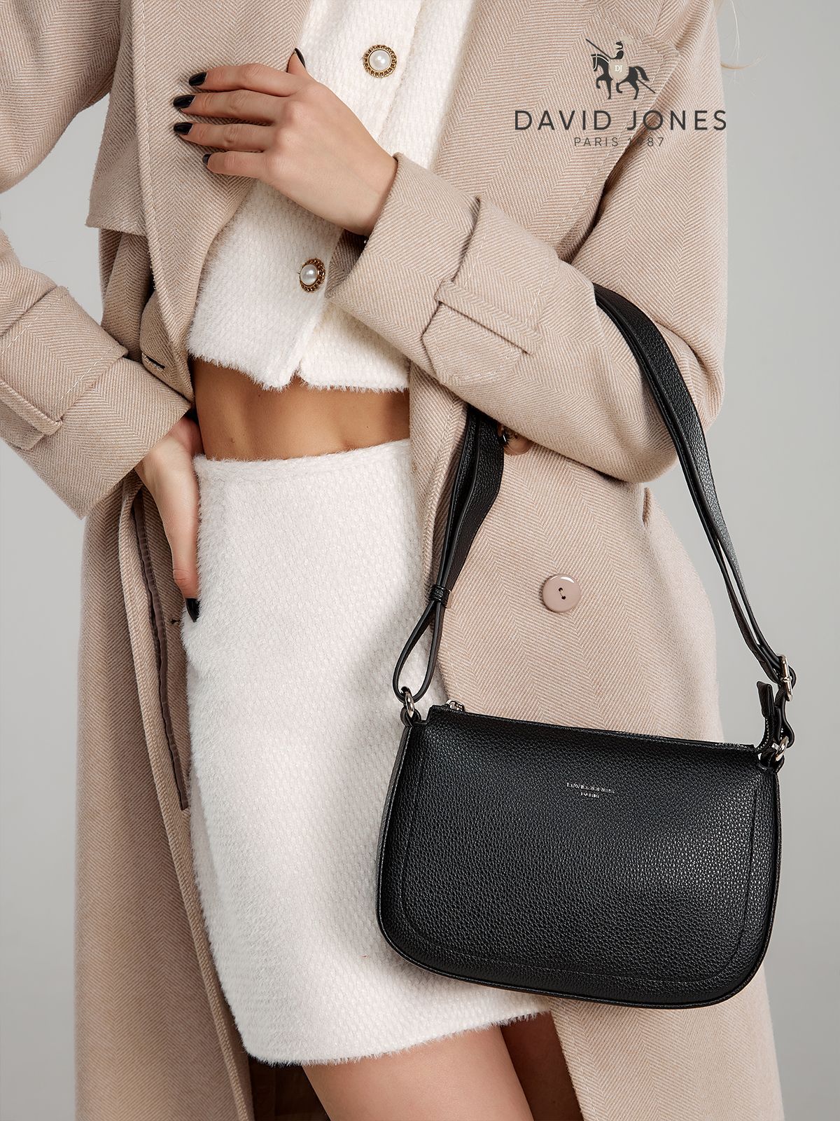 DAVID JONES Сумка женская через плечо кросс боди