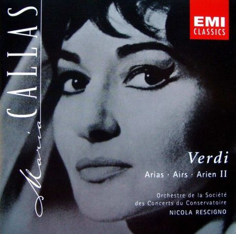 MARIA CALLAS Verdi Arias Ii Компакт-диск