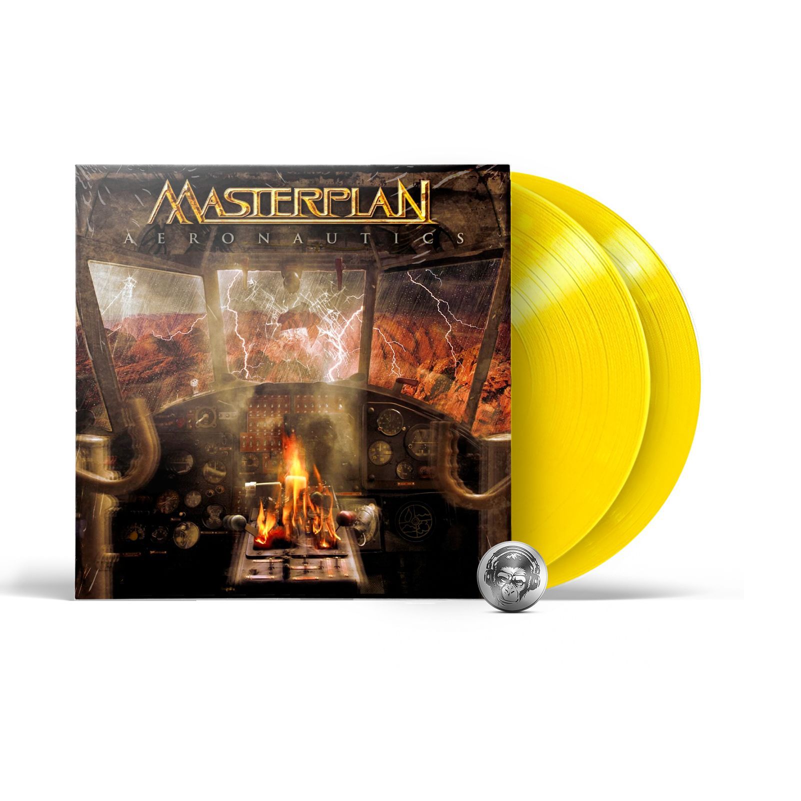 Виниловая пластинка Masterplan - Aeronautics (coloured) (2LP) 2023 AFM Yellow Gatefold Limited Edition