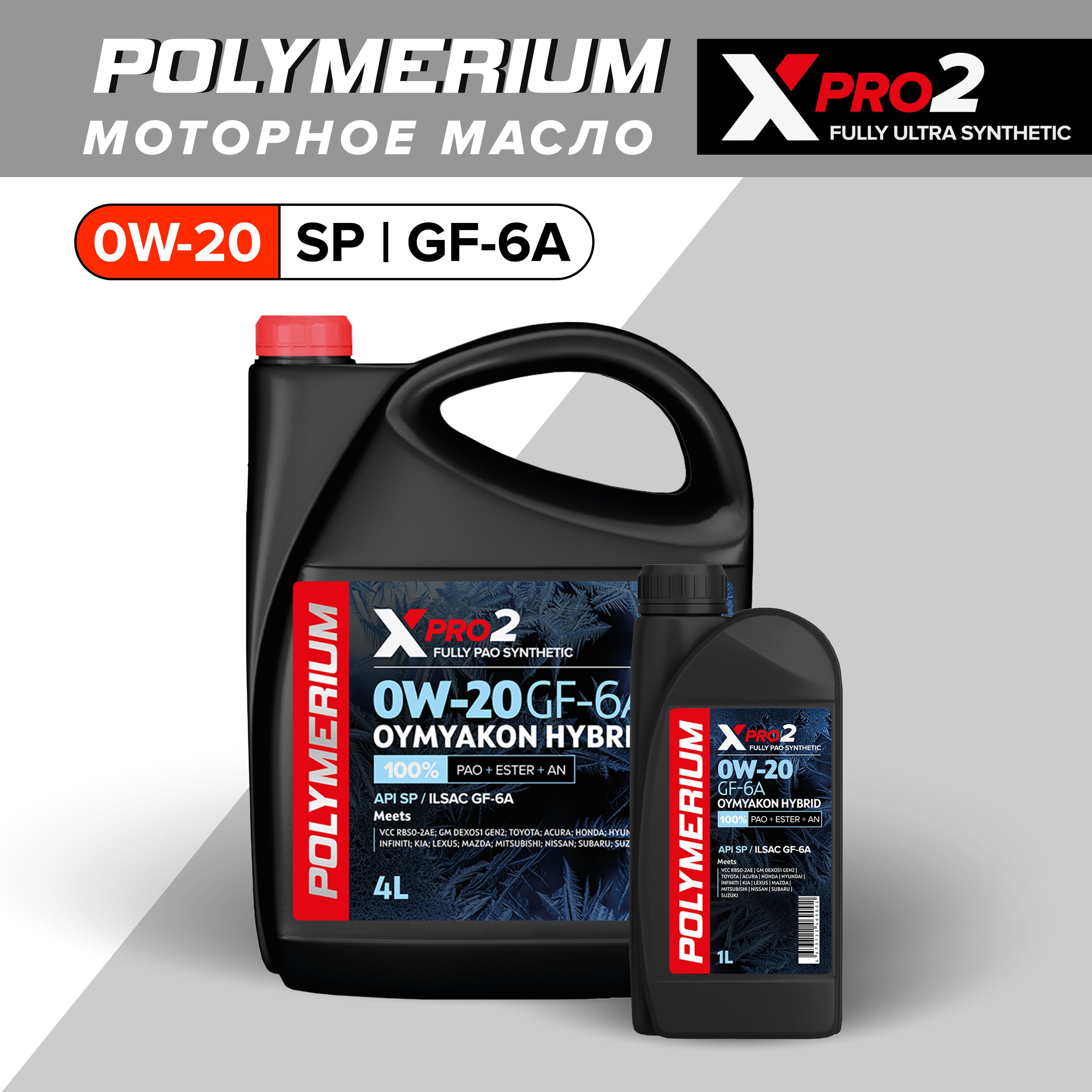 POLYMERIUMXPRO20W-20Масломоторное,Синтетическое,5л