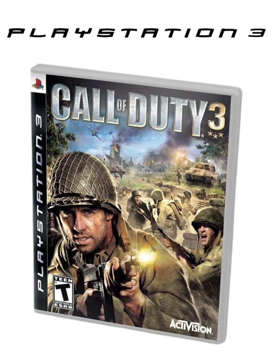 Игра Call of Duty 3 (PlayStation 3, Оригинальный)