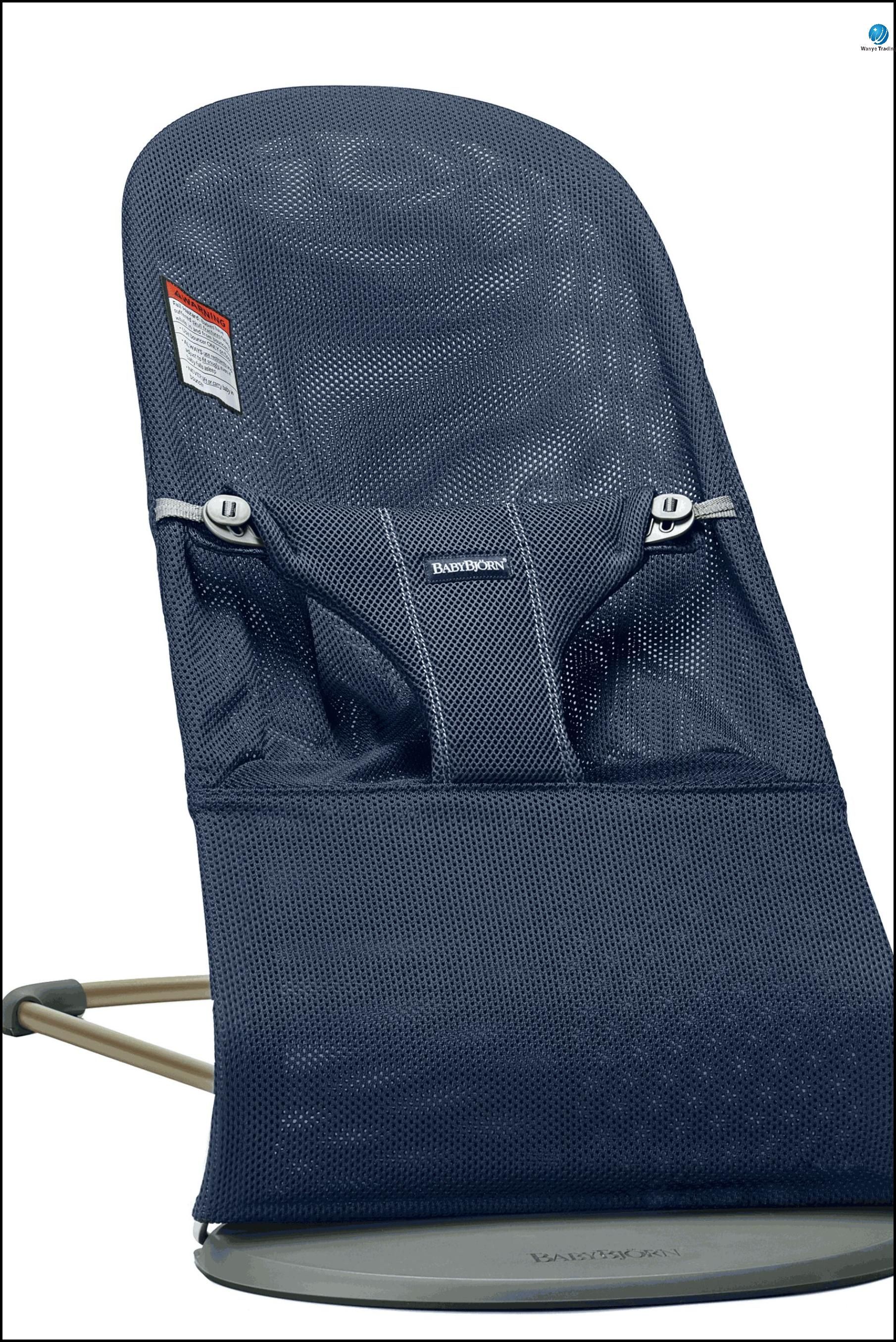 шезлонг для новорожденных от 0 BabyBjorn Bouncer Bliss Mesh,Navy Blue