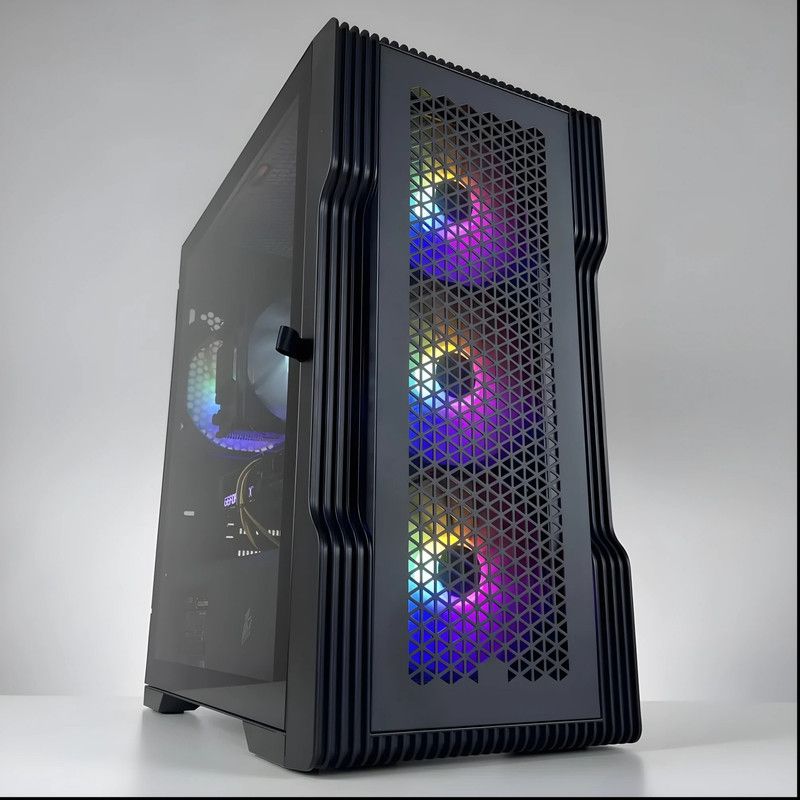 XtremePC Системный блок i5-12400F-3060 (Intel Core i5-12400F, RAM 32 ГБ, SSD 1024 ГБ, NVIDIA GeForce RTX 3060 (12 Гб), Windows 10 Pro), черный