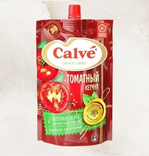 Кетчуп Calve Томатный, 350 г