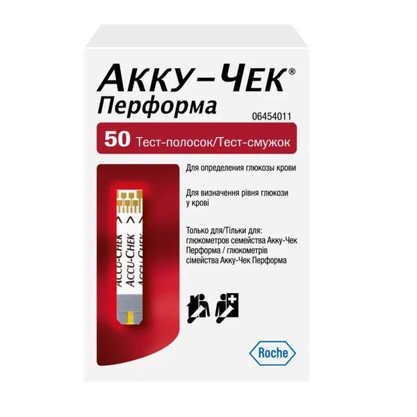 Тест-полоски Accu-Chek Performa, Акку-Чек Перформа 50 шт.