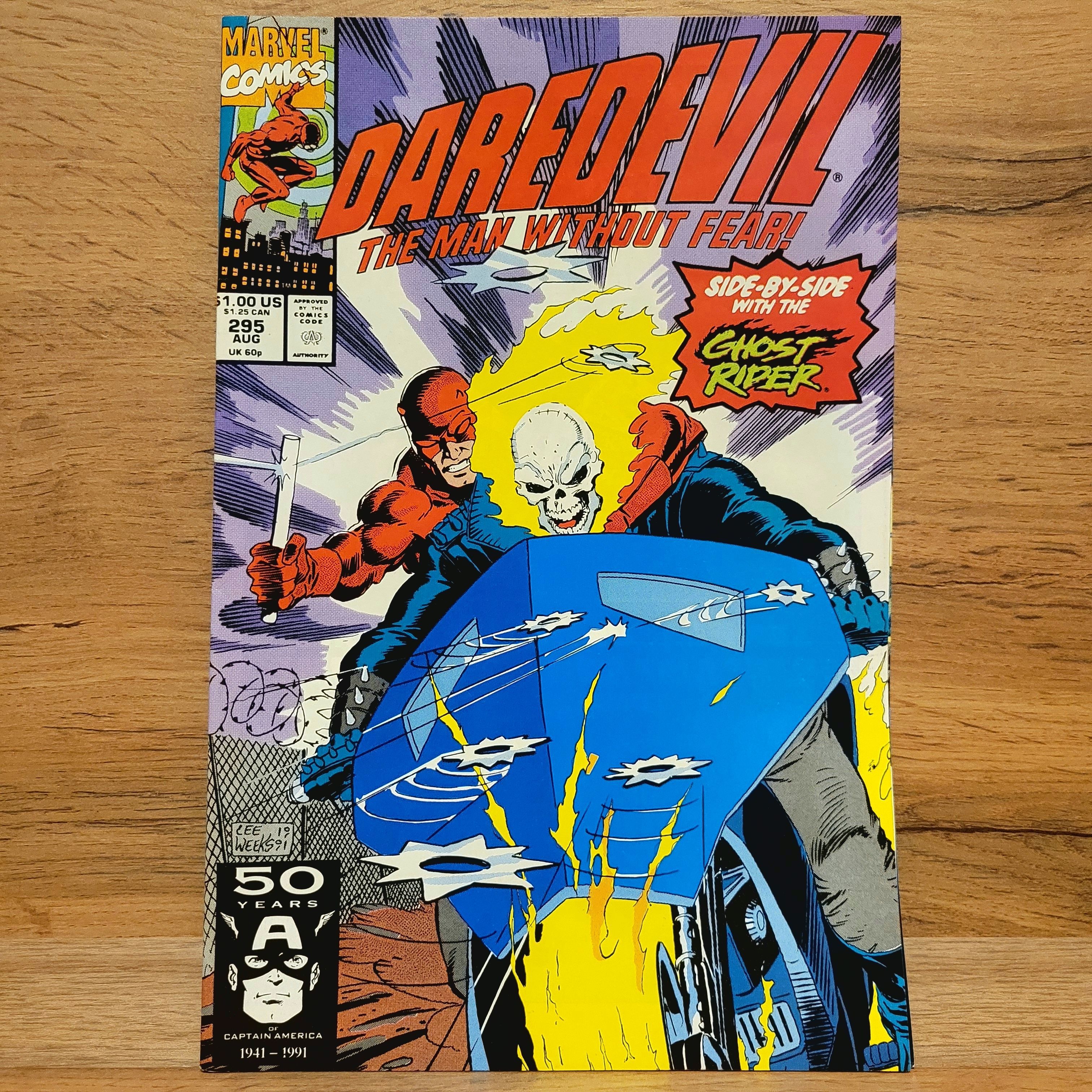 Ретро Комикс Daredevil #295. 1991 Год Август. | Lee