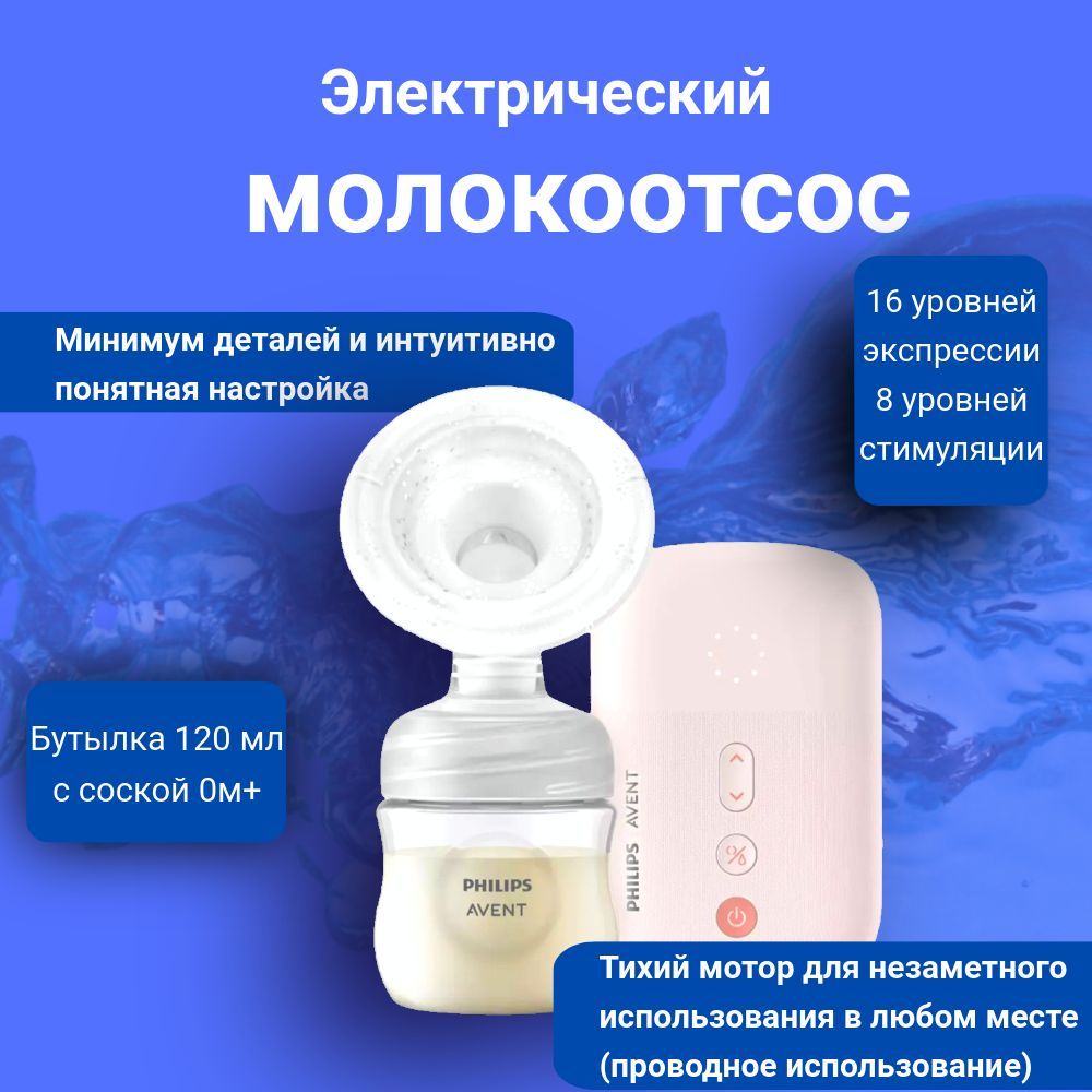 Электронный молокоотсос электрический PHILIPS AVENT SCF395/11