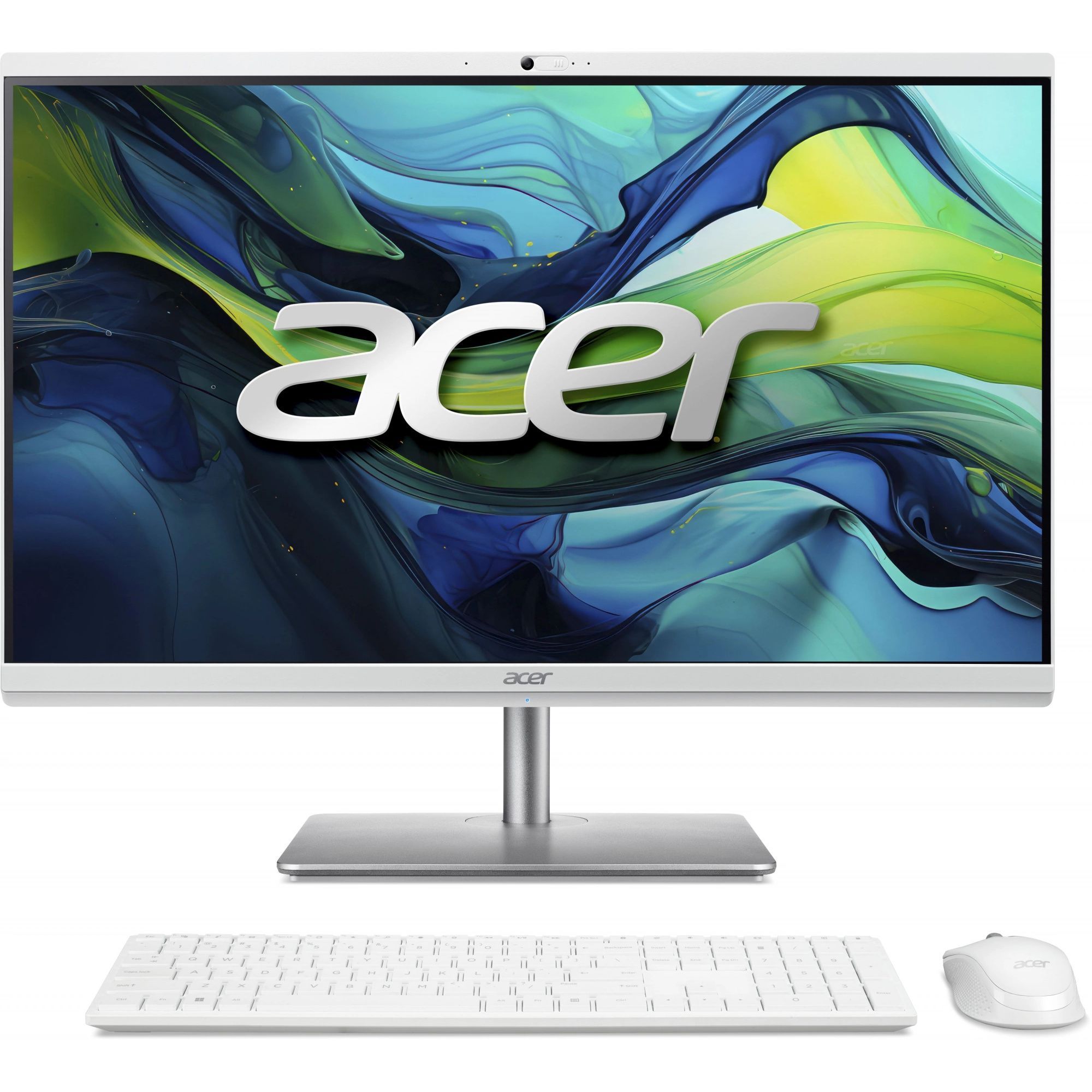 Acer 27" Моноблок C27-195ES (Intel Core Ultra 5 125U, RAM 16 ГБ, SSD 512 ГБ, Intel Graphics, Windows 11 Pro), DQ.BMFCD.005, серебристый