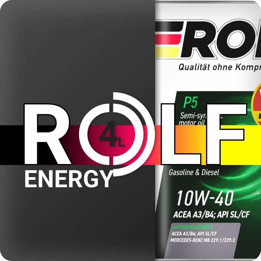 ROLF rolf energy 10W-40 Масло моторное, Полусинтетическое, 4 л