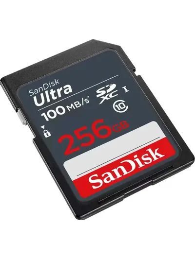 Карта памяти SanDisk Memory Card Ultra SDXC, 256 Гб