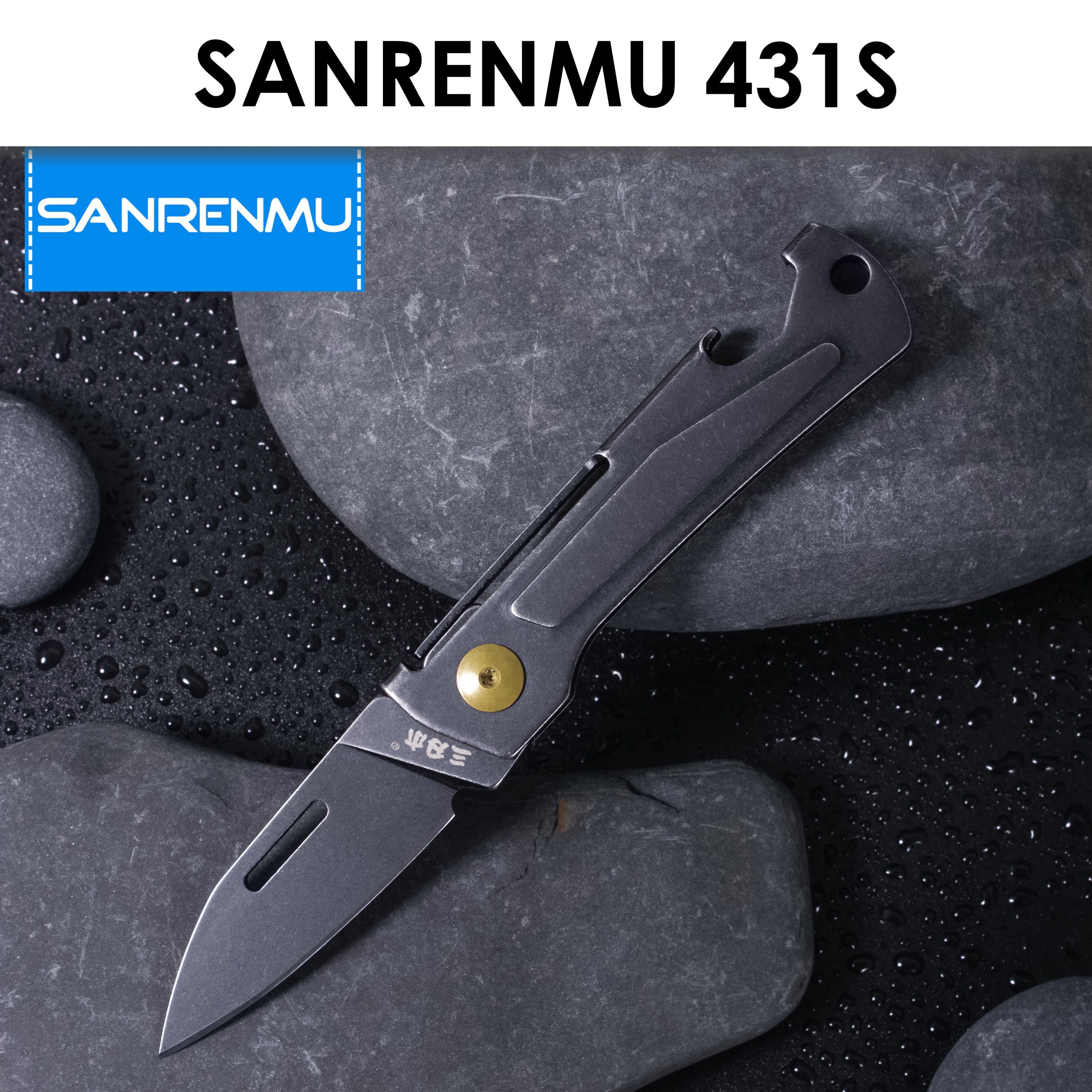 Складной нож SanRenMu 431S-SB