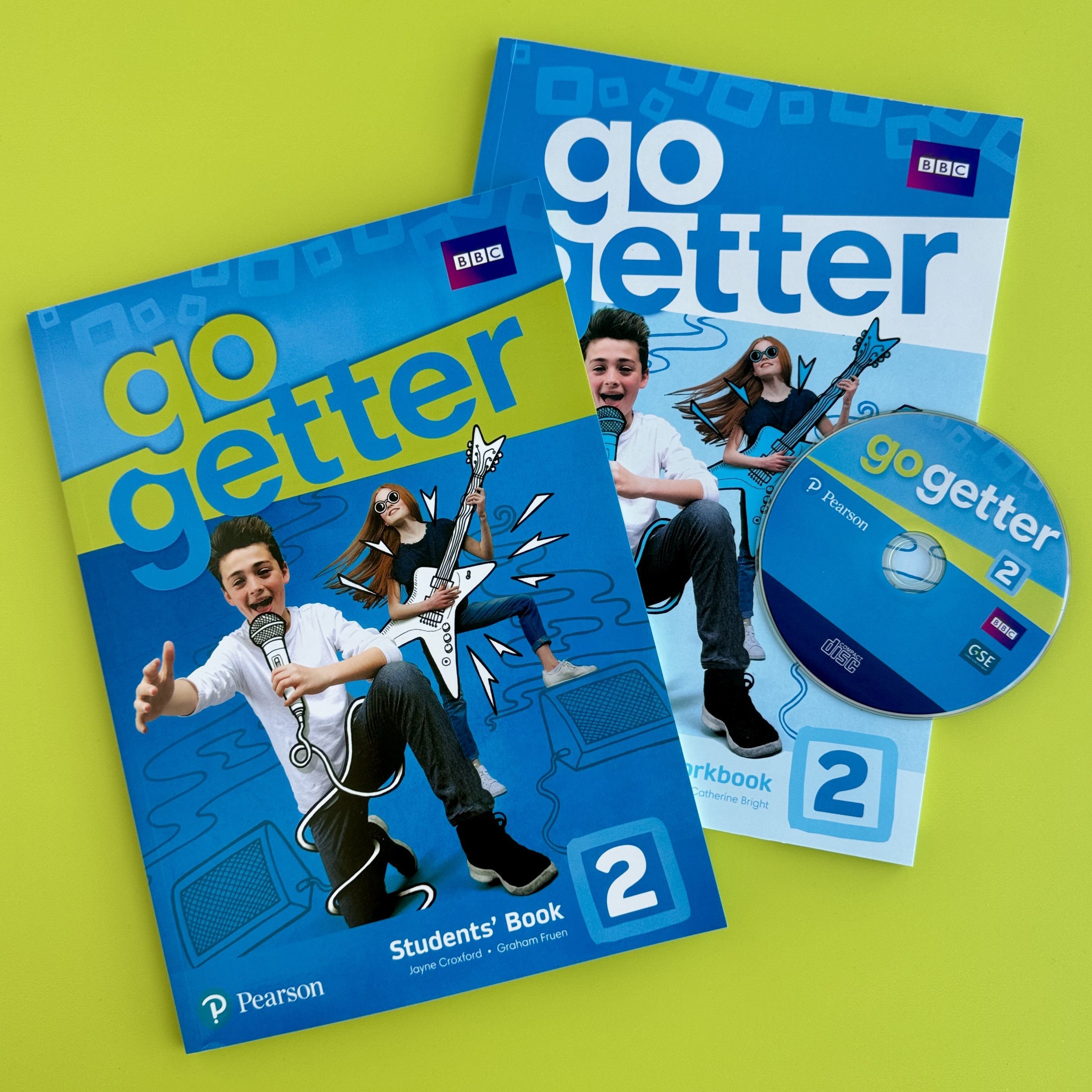 Комплект Go Getter 2: Students' Book + WorkBook (учебник и рабочая тетрадь, 2 книги) + CD