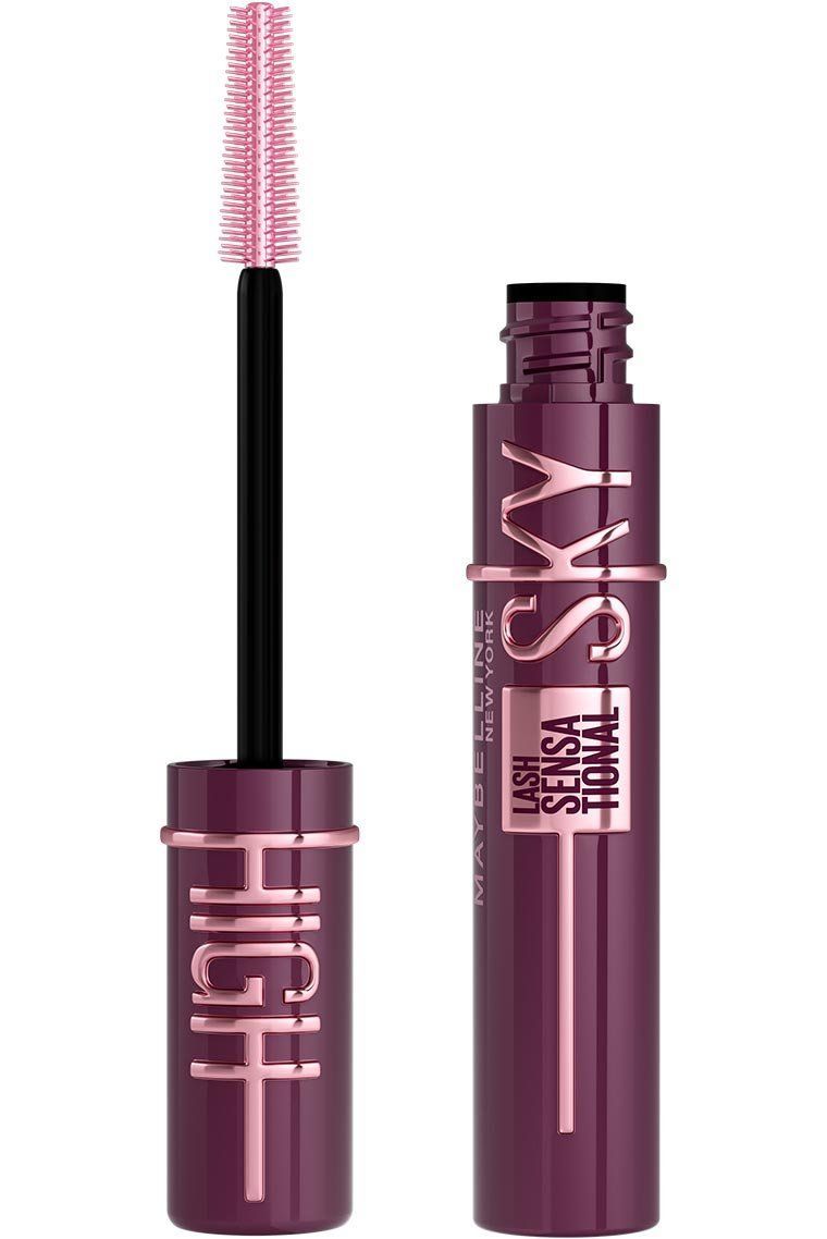 MaybellineNewYorkТушьдляресницLashSensationalSkyHighBurgundyHaze,цветБургунди(коричневый/бордовый),удлиняющаяобъемная,7.2мл