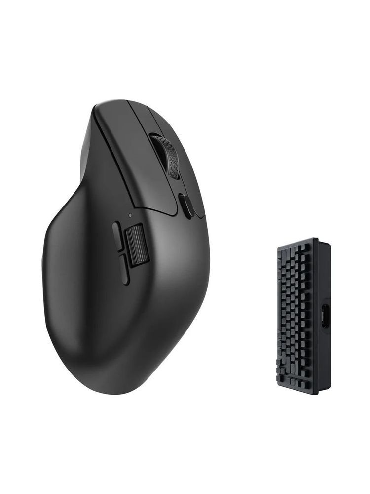 KeychronМышьбеспроводнаяM6-3типаподключения(Bluetooth;радиоканал2,4ГГц;провод),4000Гц,черный