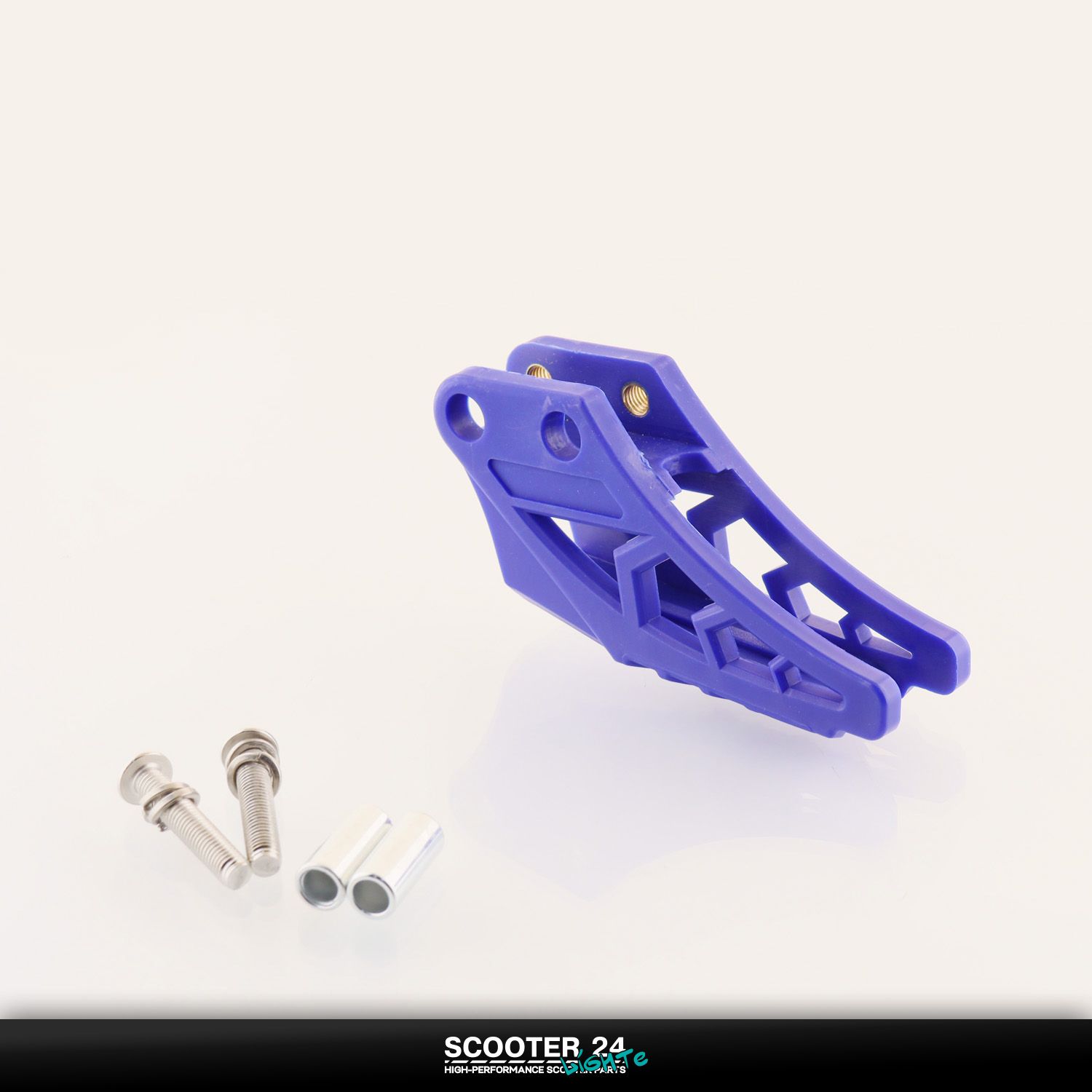 Успокоитель приводной цепи ловушка синяя на питбайк KAYO / Irbis TTR / Кайо и Ирбис ТТР для мотоцикла