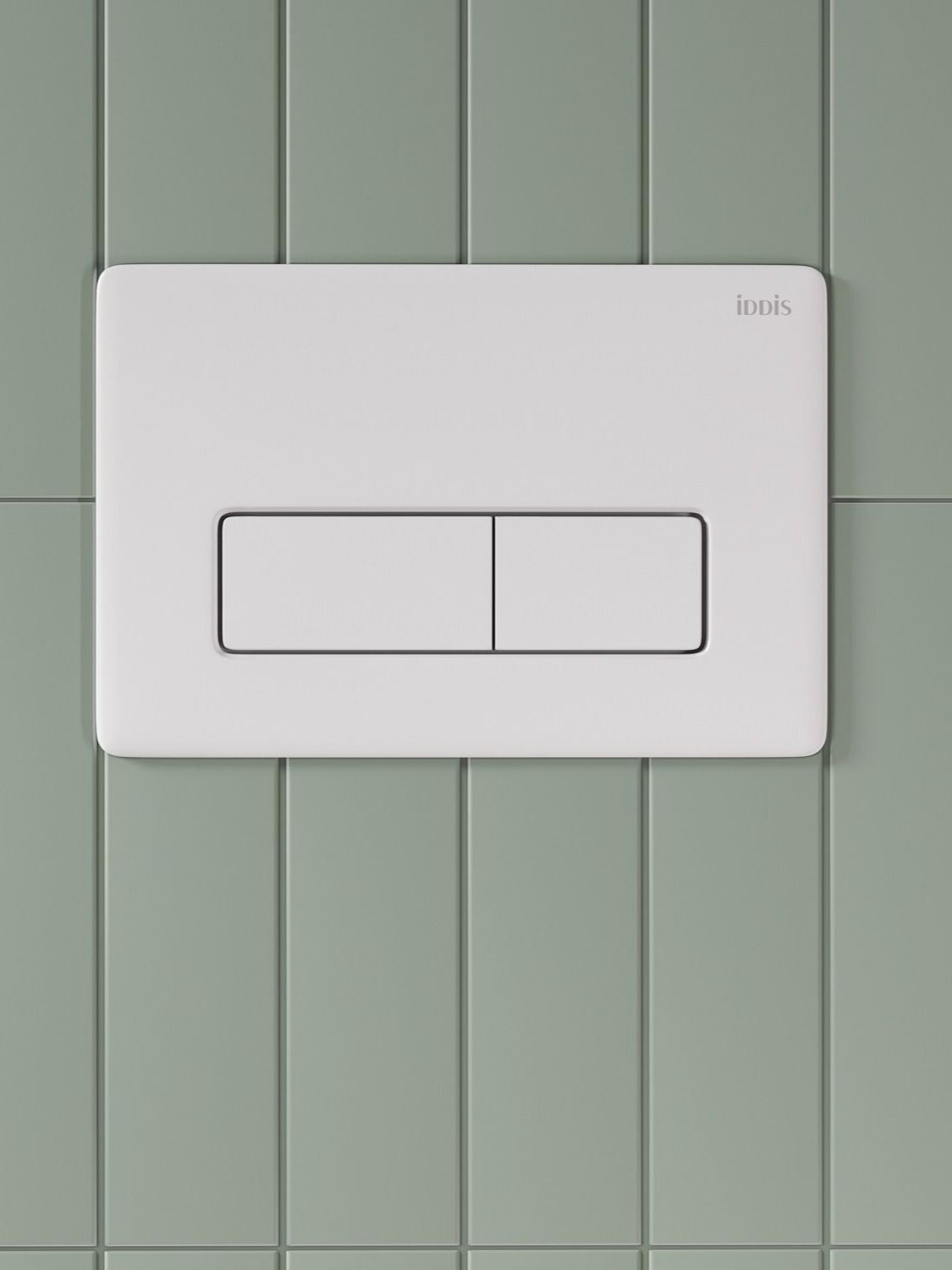 Фото товара на маркетплейсе ozon Клавиша смыва для инсталляции, пневматическая, глянцевый белый, IDDIS, Profix Air, PRA10W0i77