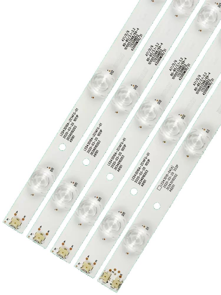 Подсветка для JVC LT-43M650, DOFFLER 43DF49-T2, HAIER LE43U6500U, KIVI 43UK30G, 43UX10S, 43FK30G, 43UK32G, 43UR50GU; LED43D10-03(A) LED43D10A-ZC14FG-01, LED43D10-04(B) LED43D10B-ZC14FG-01