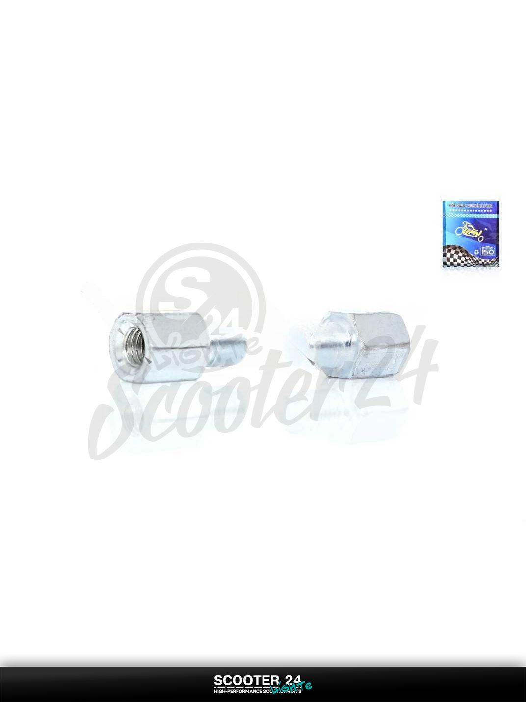 Переходники зеркал 8 мм > 10 мм универсальная на мотоцикл мопед и скутер / эндуро / питбайк