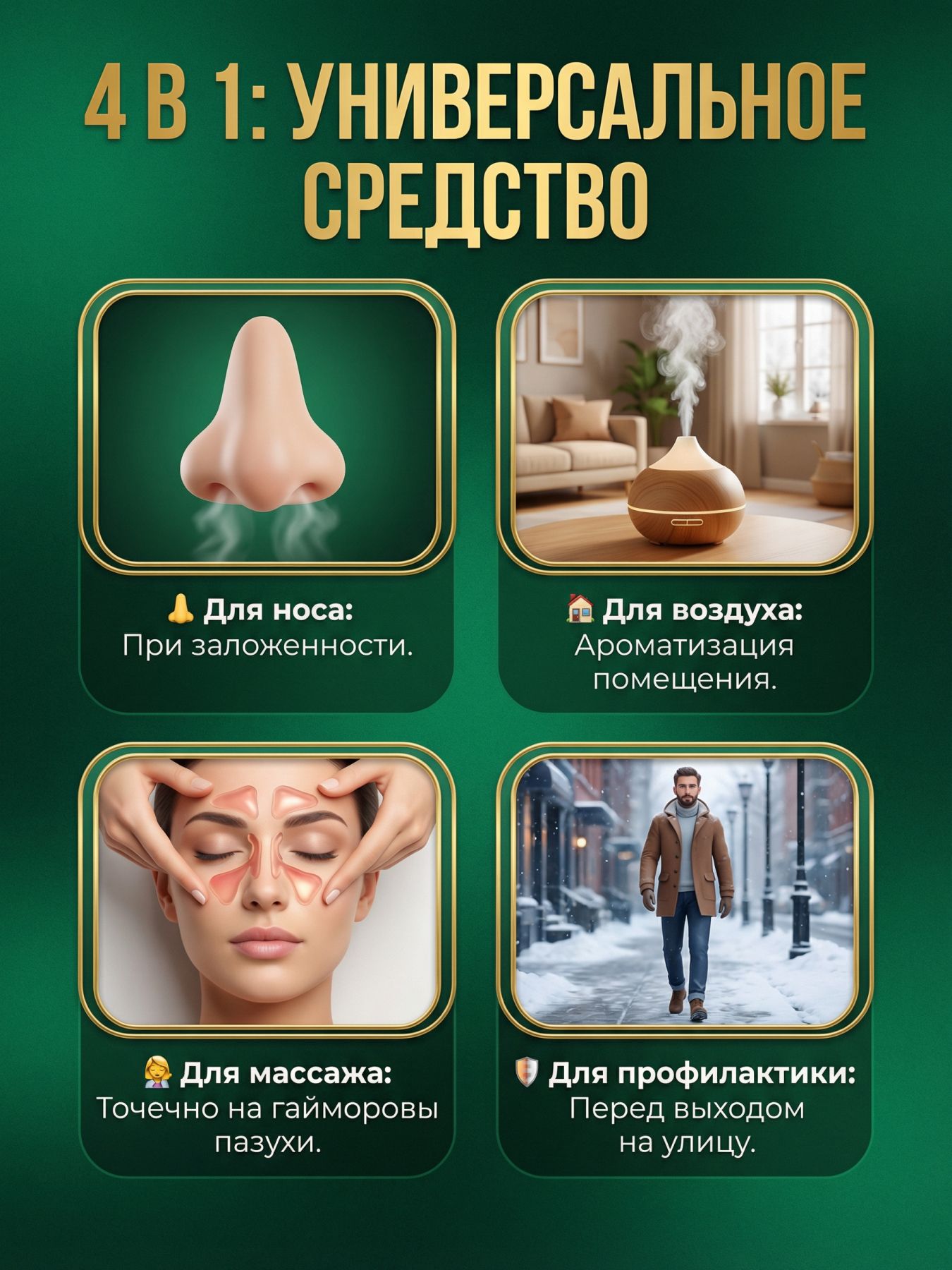 Масло-спрей для носа Кавказская пихта+прополис