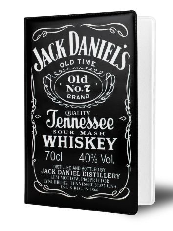 Обложка чехол на паспорт "Jack Daniels" #1