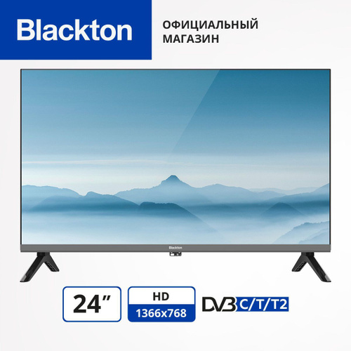 332 отзыва на Blackton Телевизор Bt 24F34B 24" HD, черный, черный ...