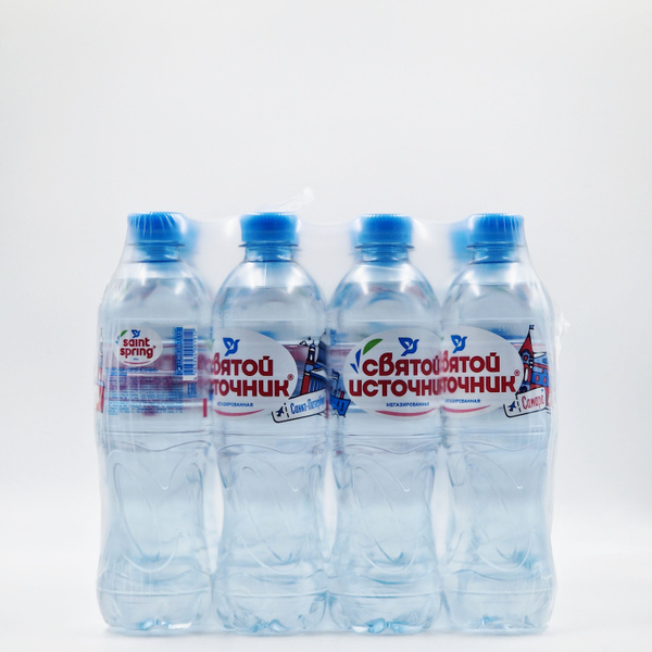 Вода негазированная Святой Источник, 12 шт х 0,5 л - купить с доставкой ...