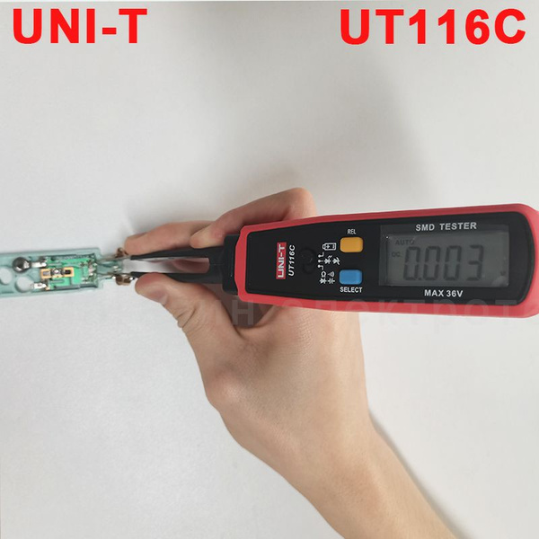 UNI-T UT116C Цифровой пинцет Умный SMD-тестер Электрический мультиметр ...