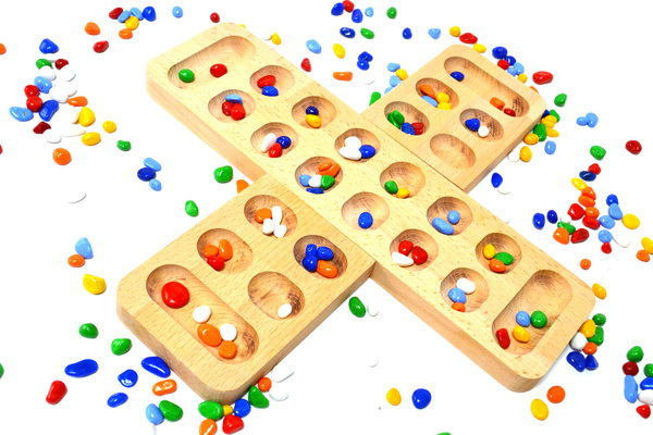 Настольная игра Манкала на 4-х/Мастерская Туми-Иши/из дерева ...