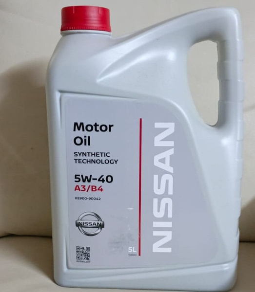Масло моторное Nissan 5W-40 Синтетическое - купить в интернет-магазине ...
