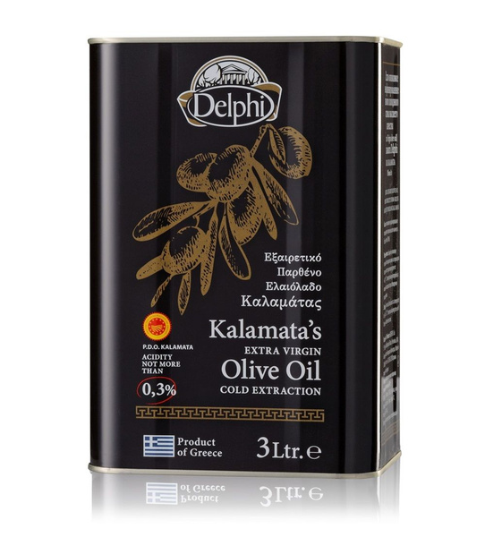 Оливковое масло Extra Virgin Kalamata DELPHI 3л - купить с доставкой по ...