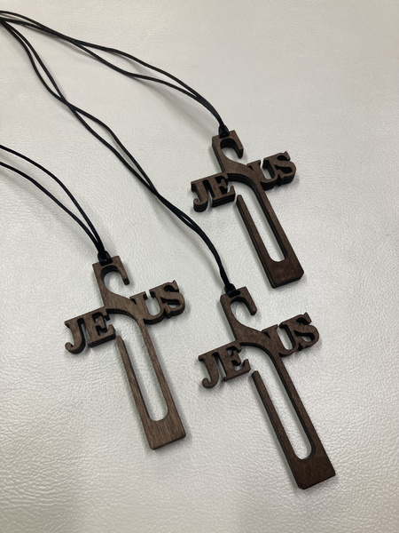 Крест подвеска на зеркало автомобиля из дерева - купить по выгодным ...