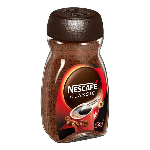 Кофе Nescafe Classic натуральный растворимый порошкообразный с ...