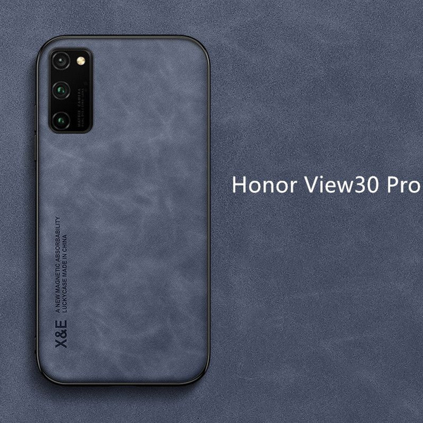 Кожа чехол для Honor View 30 Pro Магнитное притяжение внутри ( Хонор ...