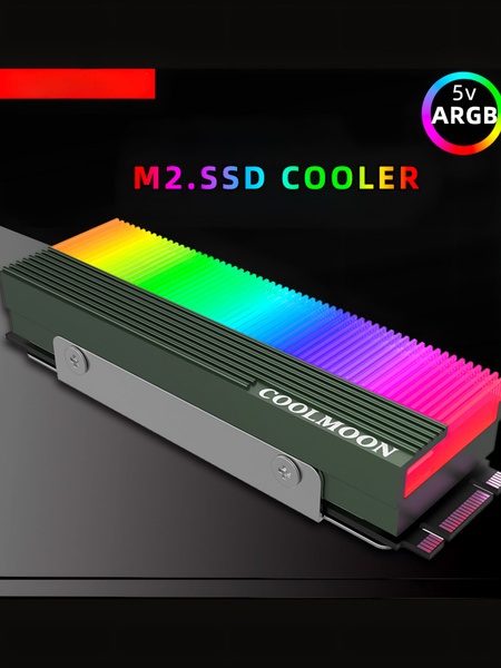 Радиатор для SSD m2 ARGB 3pin 5v - купить кулер по выгодной цене в ...