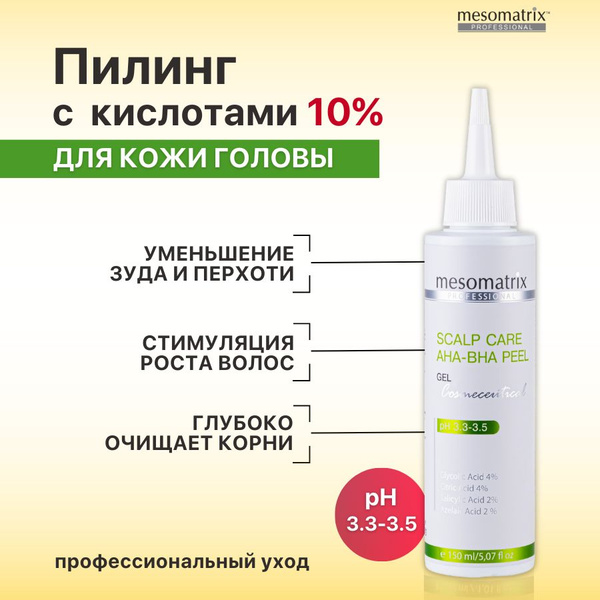 Кислотный пилинг для кожи головы от перхоти, зуда, сальности SCALP CARE ...