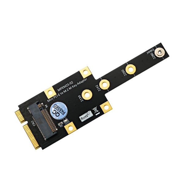 Адаптер Mini PCI-E M2 M Key Converter Mini PCIExpress NVME SSD ...