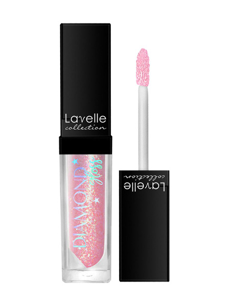 LAVELLE COLLECTION Блеск для губ Diamond Gloss, 5 мл, 04 Diamond Pink ...