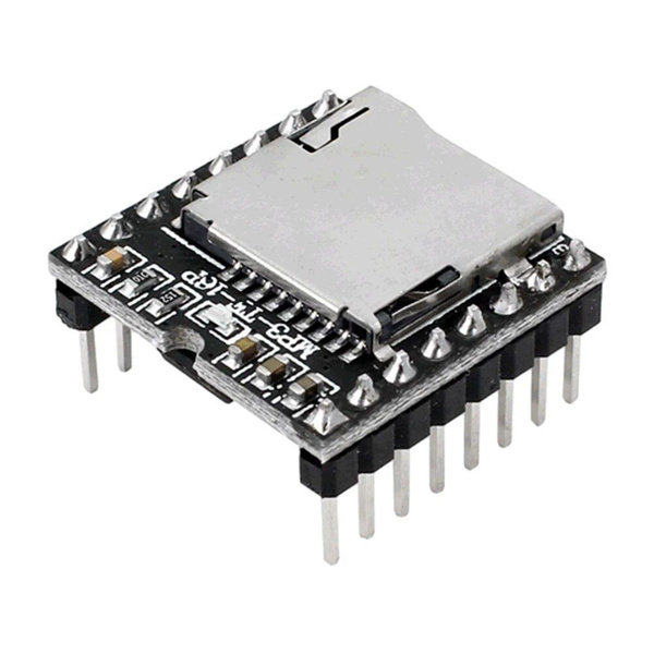 Scheda modulo vocale audio lettore Micro SD TF U-Disk BY8001