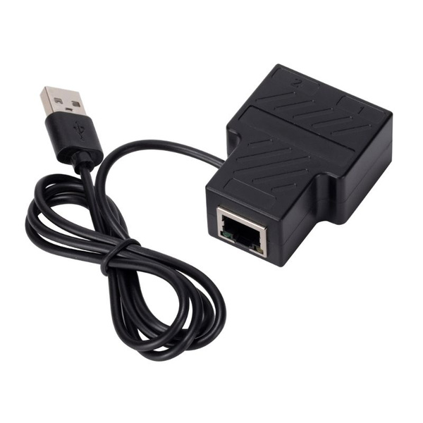 Сетевые разветвители RJ45, адаптеры с 1 2 гнездами USB кабелем питания ...
