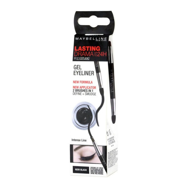 Гелевая подводка для глаз Maybelline New York Eye Studio черный ...