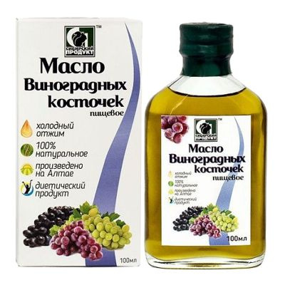 Масло виноградной косточки, 100 мл. нерафинированное, Сибирский продукт ...