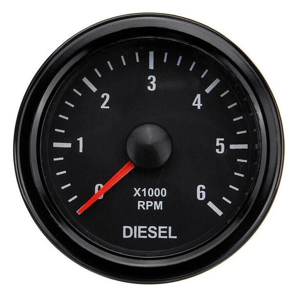 2" 52MM тахометр для авто, 0-6000 об/мин купить на OZON по низкой цене ...