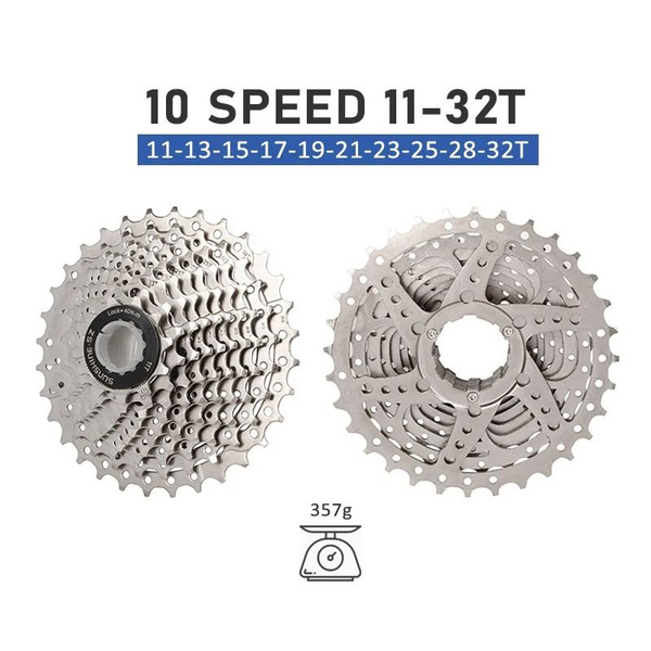 Кассета для шоссейного велосипеда SUNSHINE 10 Speed 25T/28T/30T/32T/34T ...