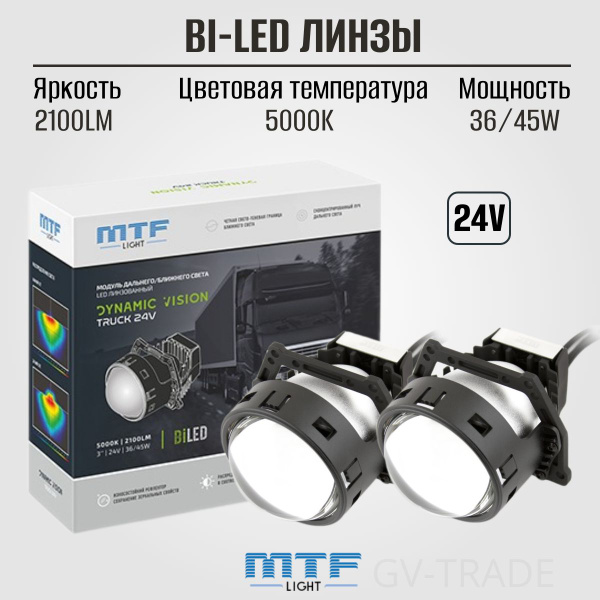 Модуль дальнего/ближнего света MTF Light, HB3, H7 купить по выгодной ...
