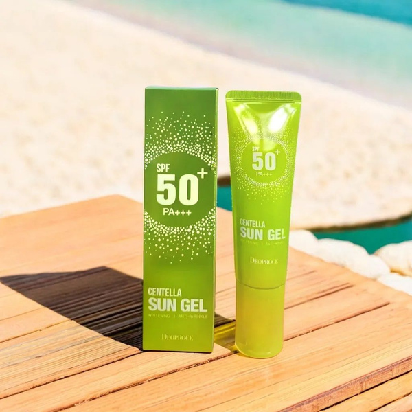 Deoproce Солнцезащитный гель c центеллой Centella Sun Gel SPF 50+ PA ...
