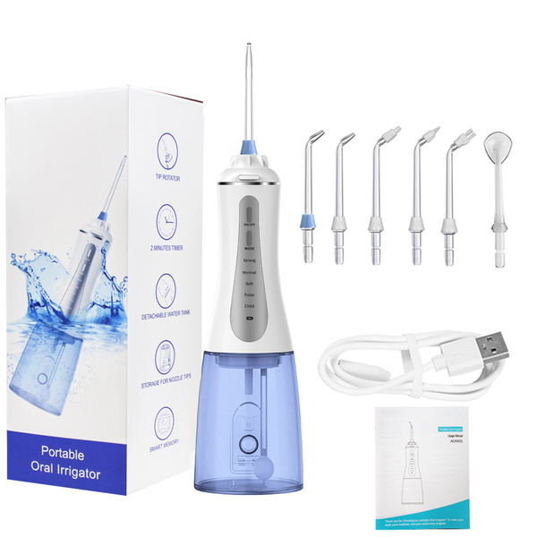 Ирригатор для полости рта портативный Asia Care PRO+, 6 насадок 5 ...