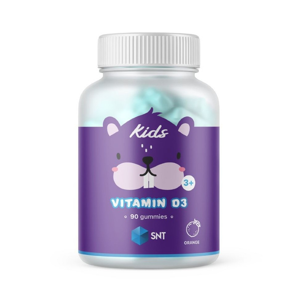 СНТ Детский витамин Д3 / SNT Kids Vitamin D3 Gummies (90 жев. конф ...