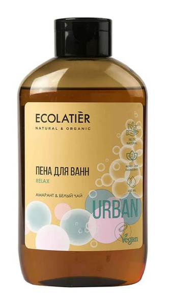 Ecolatier Пена для ванн Амарант и Белый чай, 600мл. - купить с ...