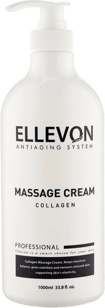 Ellevon крем для лица с коллагеном Massage Collagen Cream массажный ...